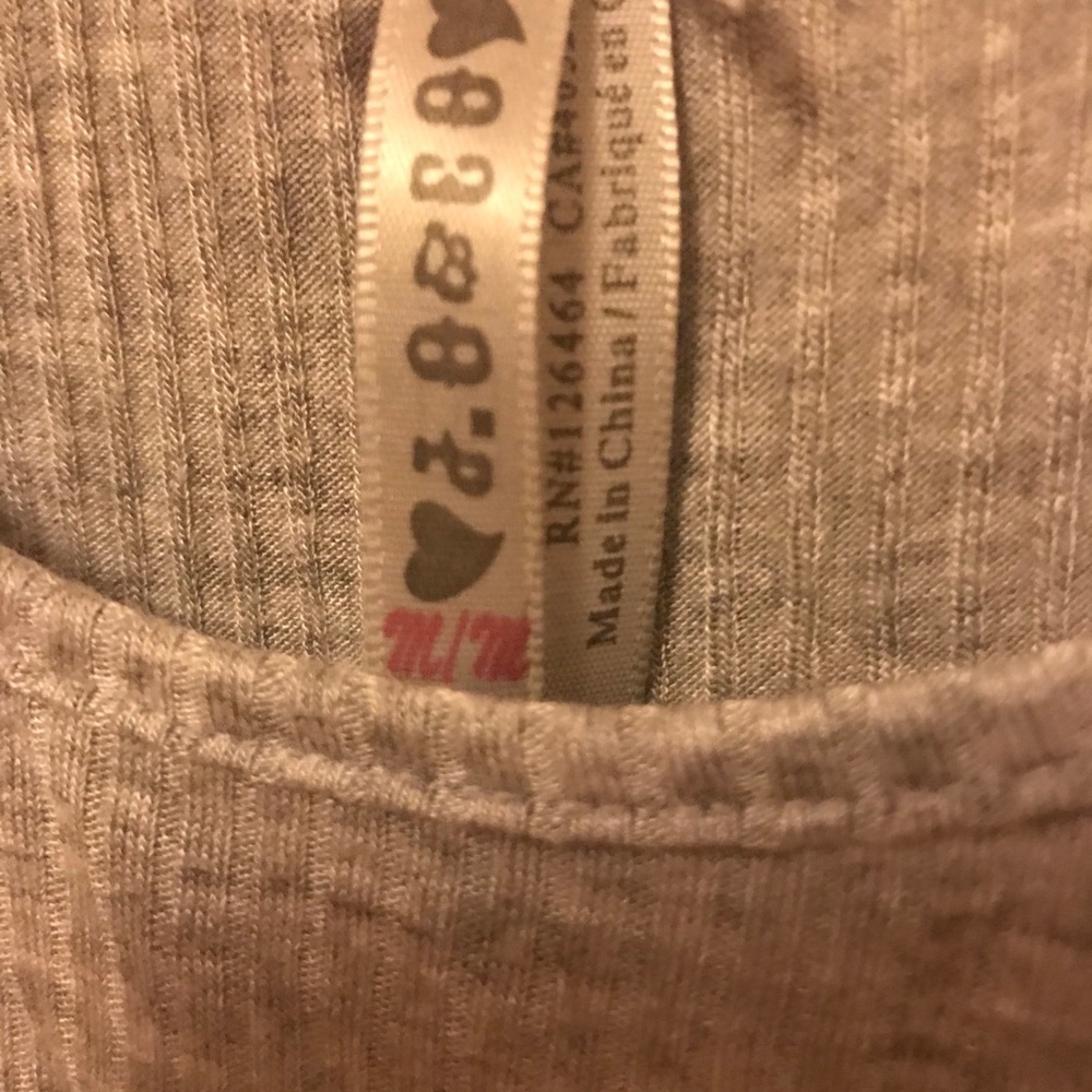 3 FOR $30 Cute Ribbed Long Tank - Picture 3 of 3